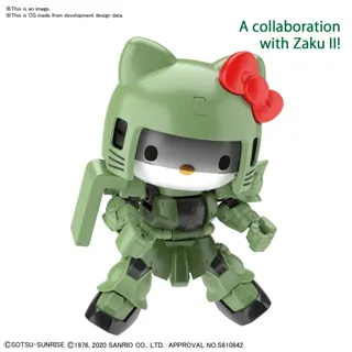 GUNDAM - SD Cross Silhouette Hello Kitty Char's Zaku II - REPROD