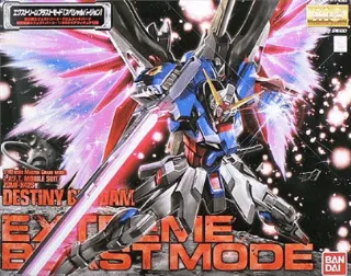 GUNDAM - MG 1/100 Seed Destiny Gundam Extrem Blast Mode - Model Kit