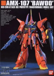 GUNDAM - HGUC AMX-107 Bawoo 1/144 - Model Kit