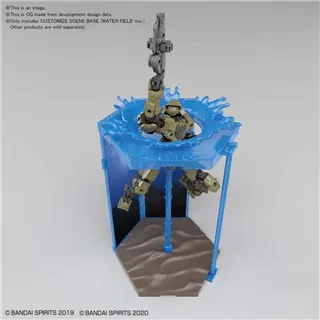GUNDAM - Customize Scene Base Water Field - Model Kit Accessories