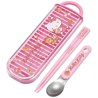 Hello Kitty Chopsticks & Spoon Sweety pink