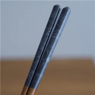 MY NEIGHBOR TOTORO - Navy Blue Sketches - Lacquered Chopstick 21cm