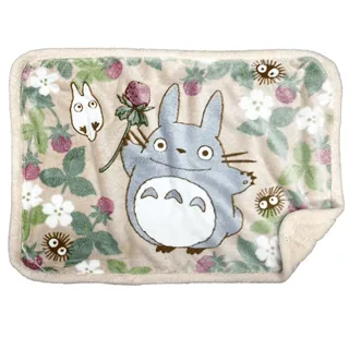 MY NEIGHBOR TOTORO - Totoro Rapsberry - Fluffy Plaid 70x100cm