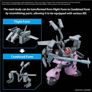 GUNDAM - Option Parts Set Gunpla 08 (Ballden Arm Arms) - Model Kit