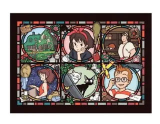 KIKI'S DELIVERY SERVICE - Characters - Stained Glass Puzzle 1000P