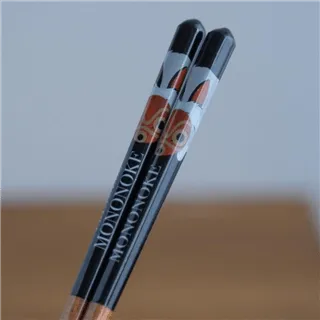 PRINCESS MONONOKE - San's Mask - Lacquered Chopstick 21cm