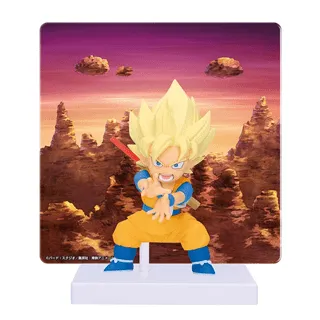 DRAGON BALL DAIMA - Goku - Figurine 7cm (With Panel 13cm)