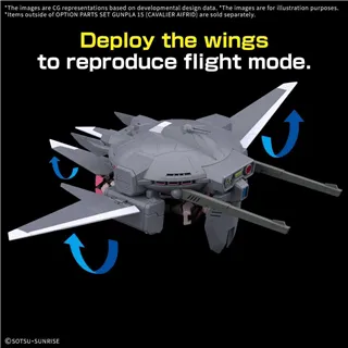 GUNDAM - OPTION PARTS SET GUNPLA 15 (CAVALIER AIFRID) - Model Kit
