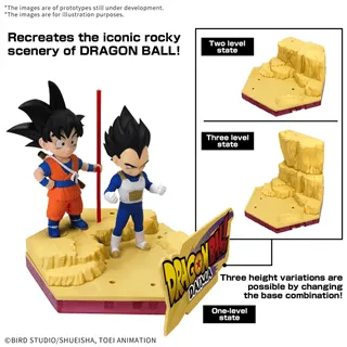 DRAGON BALL DAIMA - Son Goku (Mini) & Vegeta (Mini)  - Model Kit