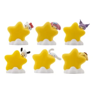 Sanrio Bedside Light Star Light Series Mini Figures Hello Kitty and Friends 8 cm - Pompompurin