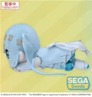 COLORFUL STAGE! The Movie: A Miku Who Can't Sing Nesoberi Lay-Down Plush Figure Hatsune Miku Unshuttered Sekai 16 cm