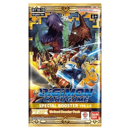 Box Digimon Card Game Special Booster Ver 2.0 (BT-18 BT-19) - 1 Booster