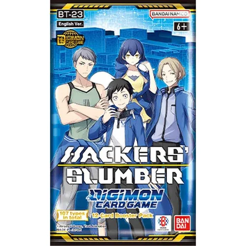 Box Digimon Card Game BT-23 Hackers' Slumber English - 1 Booster