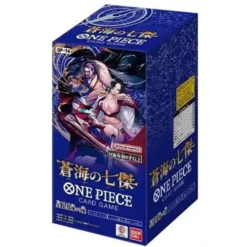 One Piece Card Game The Azure Sea's Seven (OP14) Japanese - 1 Booster Box (24 Boosters)