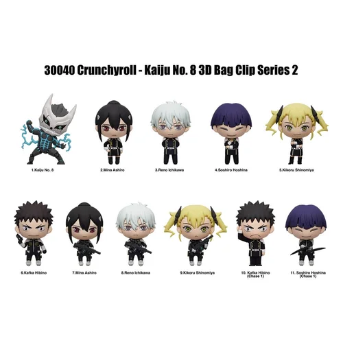Kaiju No.8 3D PVC Bag Clips Series 2 Blind Bag - 1 Unidade