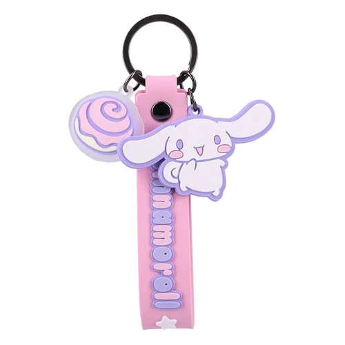 Sanrio Keychain Hello Kitty & Friends Cinnamoroll FunKey Chains Purple