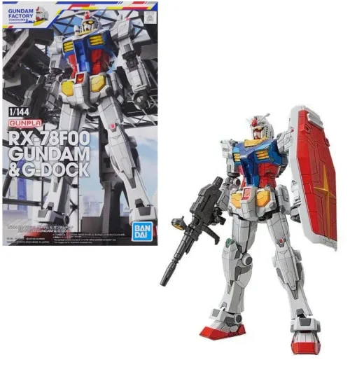 GUNDAM - 1/144 RX-78F00 Gundam & G-Dock Factory Yokohama Exclusive  - Model Kit