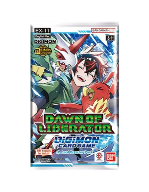 Digimon Card Game EX-11 Extra Booster Dawn of Liberator English - 1 Booster
