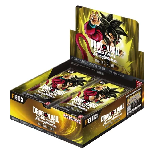 Dragon Ball Super Card Game Fusion World Raging Roar FB-03 English - 1 Booster Box (24 Boosters)