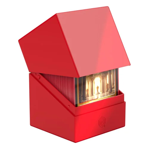 Ultimate Guard Boulder 100+ Solid (76 x 75 x 98.5 mm) - Red