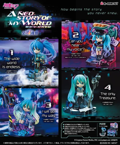 Hatsune Miku Mini Figures Neo Story 12 cm Blind Box Display (4)