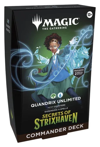 Magic the Gathering Secrets of Strixhaven Commander Deck Quandrix Unlimited English