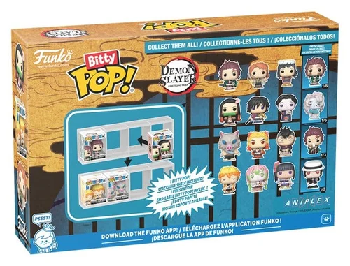 Demon Slayer: Kimetsu no Yaiba Bitty POP! Vinyl Figure 4-Pack Tanjiro 2.5 cm