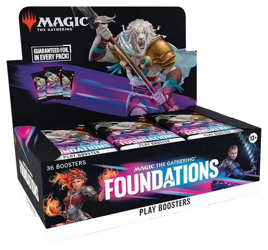 Magic the Gathering Foundations Play Booster English - 1 Booster Box (36 Boosters)