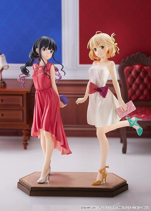 Lycoris Recoil Pop Up Parade PVC Figures 2-Pack Chisato Nishikigi & Takina Inoue: After Party! Ver. L Size
