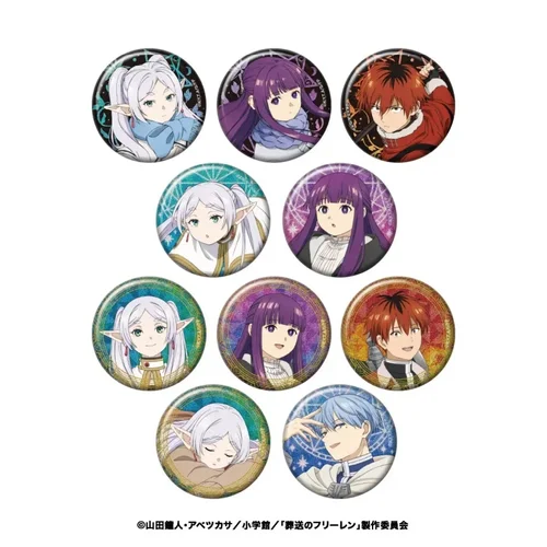 Frieren: Beyond Journey´s End Glittery Can Badge Collection Blind Box - 1 Unidade Aleatória