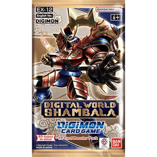 Digimon Card Game EX-12 Extra Booster Digital World Shambala English - 1 Booster