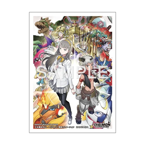 Digimon Card Game - Official Card Sleeve (60 Sleeves) - Inori Misono & Aegiomon