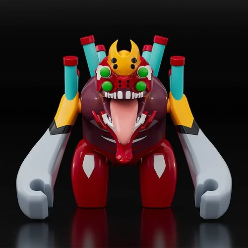 Rebuild of Evangelion Brickroid Mini Figure Evangelion Unit 02 Beast Form 2nd Phase (Type 1) 4 cm