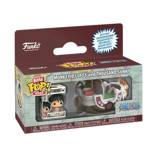 One Piece Bitty POP! Ride Vinyl Figure Thousand Sunny w/Luffy 2.5 cm