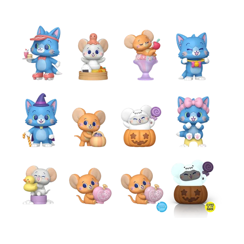 Tom & Jerry Gokko Mystery Mini Figures 5 cm - 1 Unidade Aleatória