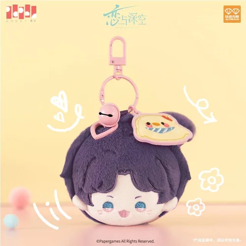 Love and Deepspace Plush Keychain Rafayel Playful Time Series 6 cm