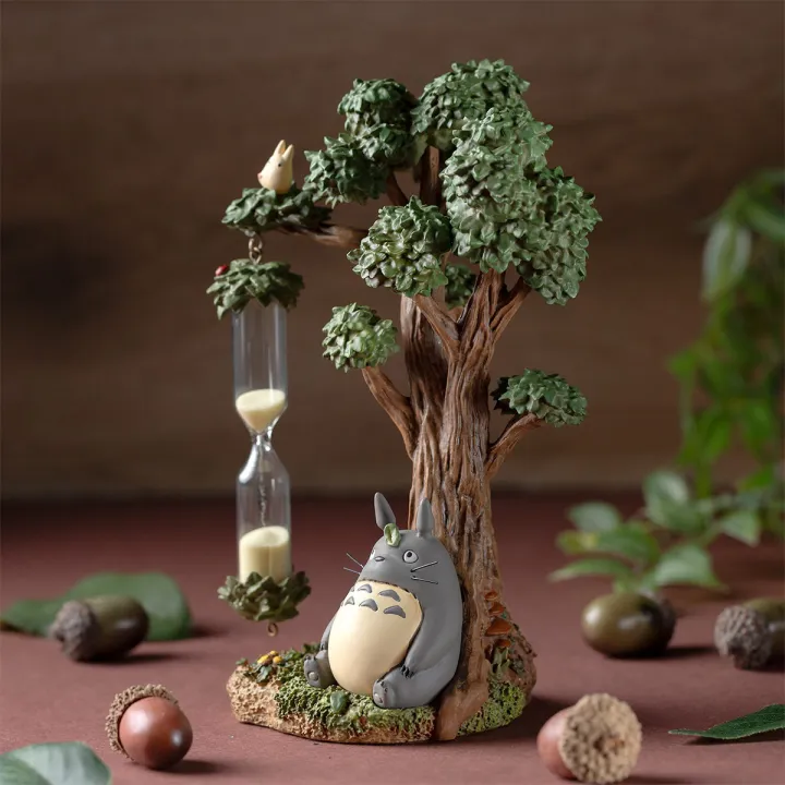 Hourglass Diorama Camphrier & Totoros - My Neighbor Totoro