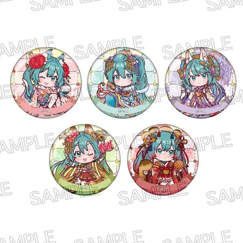 Hatsune Miku: Hyakki Yakou Rei-En Sparkling Can Badge - 1 Unidade