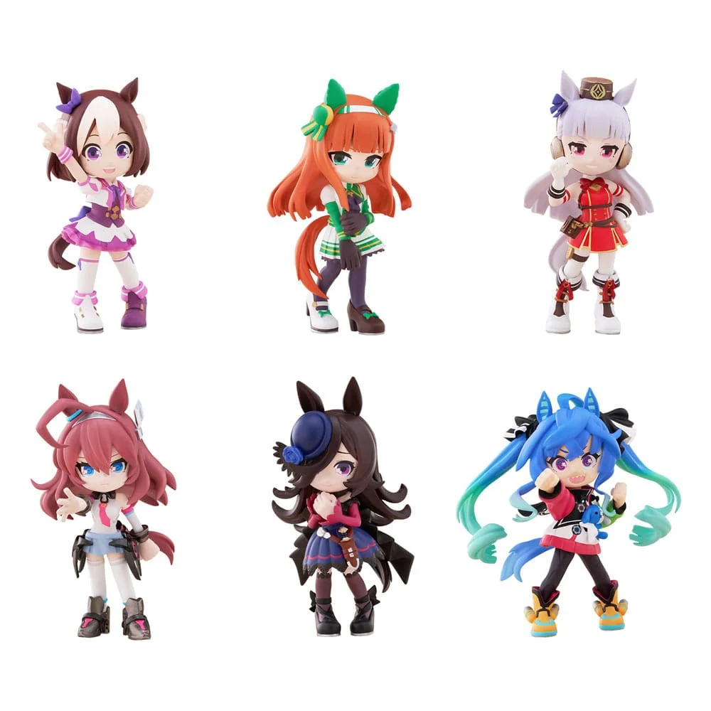 Uma Musume: Pretty Derby PalVerse PVC Figures Vol.1 9 cm Blind Box - Caixa Inteira (6 Unidades)