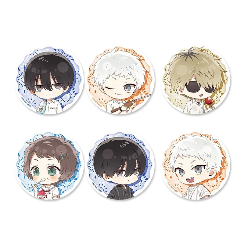 The Summer Hikaru Died: Petit Choco Trading Can Badge Summer Festival Ver. Blind Box - 1 Unidade Aleatória