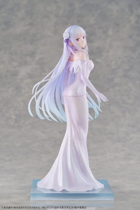 Re:ZERO -Starting Life in Another World- PVC Figure 1/7 Emilia Wedding dress Ver. 24 cm
