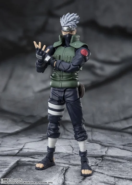 Naruto S.H.Figuarts Action Figure Kakashi Hatake -The famed Sharingan Hero- 16 cm