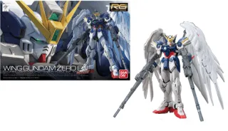 GUNDAM - Model Kit - Real Grade - Wing Gundam Zero EW - 13 CM