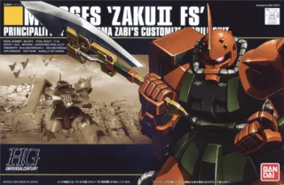 GUNDAM - HG 1/144 MS-06FS Zaku II Garma Customized - Model Kit