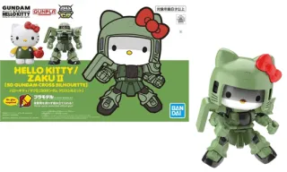 GUNDAM - SD Cross Silhouette Hello Kitty Char's Zaku II - REPROD