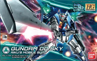 GUNDAM - Model Kit - HG 1/144 - Gundam 00 Sky Riku's Mobile Suit