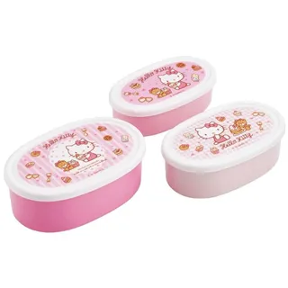 Hello Kitty Set of 3 Lunch Box Sweety pink