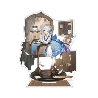 Genshin Impact Teyvat Style Series Acrylic Diorama Kamisato Ayaka: Springbloom Missive 13 cm