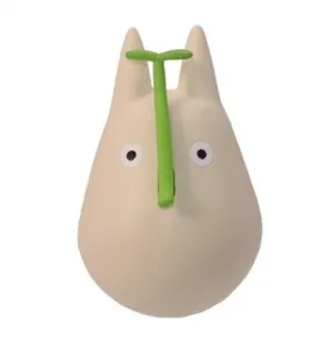 MY NEIGHBOR TOTORO - White Totoro with leaf - Figure Culbuto 4.9cm