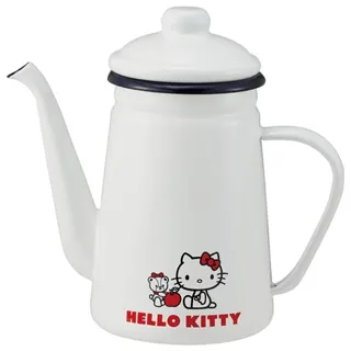 HELLO KITTY - Tiny Chum - Enamel Teapot 1.1L